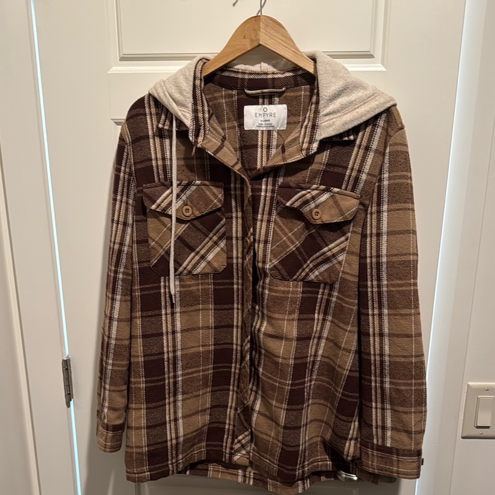 Empyre Tan Brown Hoodie Sweatshirt XL